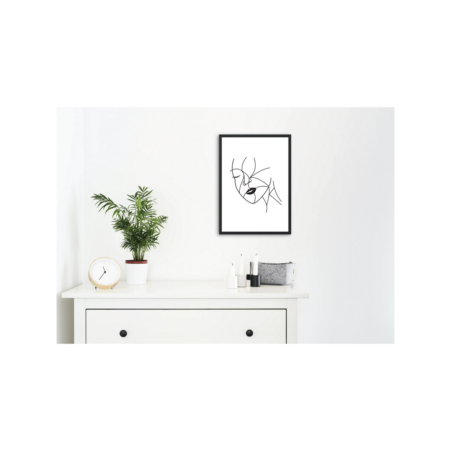 Lady Abstract Wall Art