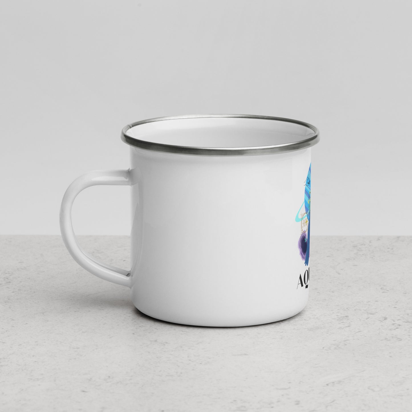 Aquarius Enamel Mug
