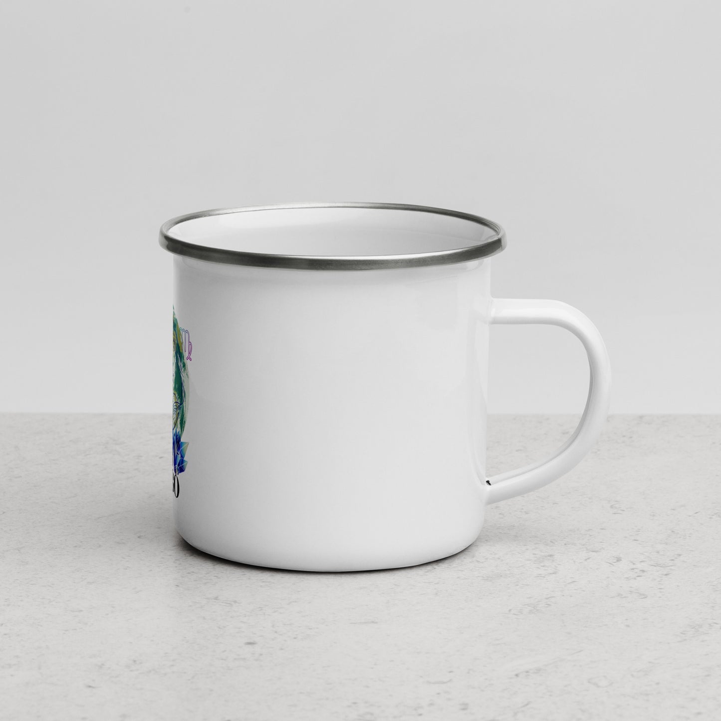 Virgo Enamel Mug