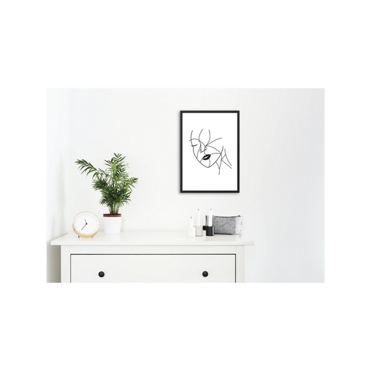 Lady Abstract Wall Art