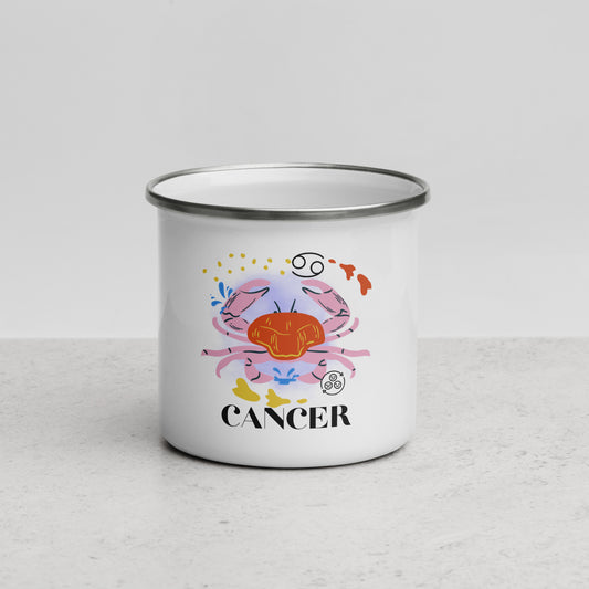 Cancer Enamel Mug