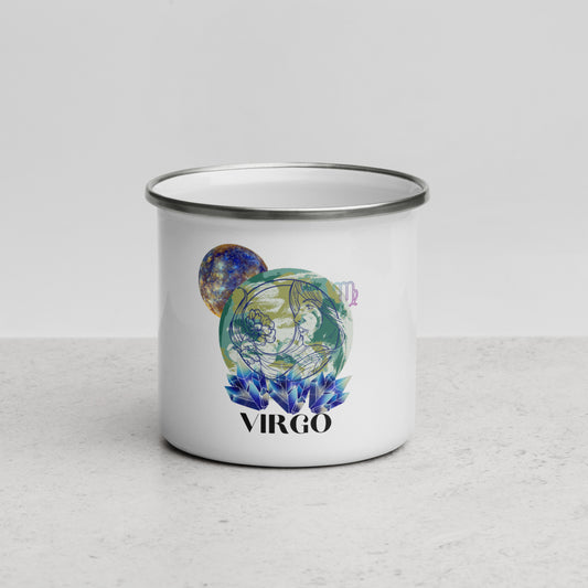 Virgo Enamel Mug