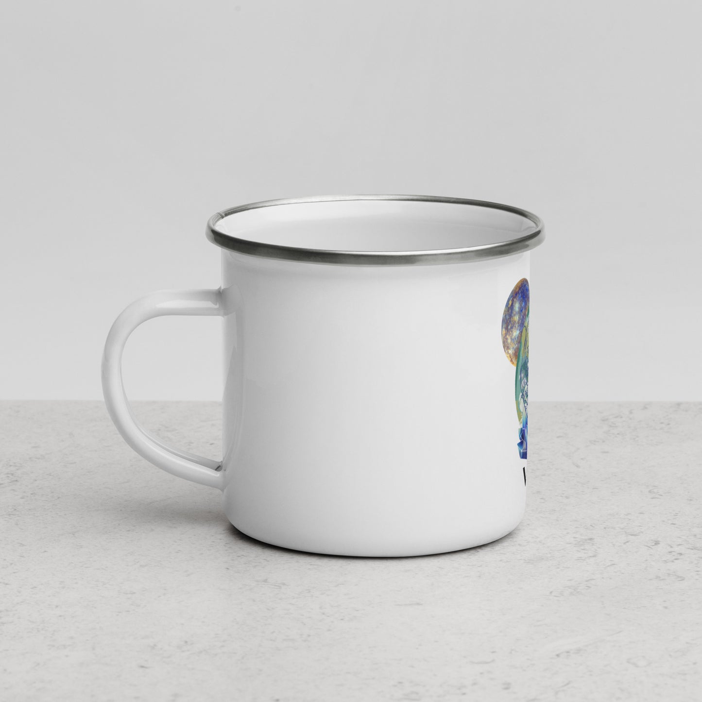 Virgo Enamel Mug